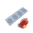 thumbnail image 7 of Molecular Cuisine Plating Silicone Mold 5-Pack Leaves Silicone Mold Fondant Mold Lace Mat Cake Mold, 7 of 7