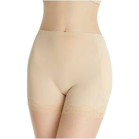 

YWDJ Butt Lifting Shapewear Womens Fake Buttocks With Padded Bottoming Buttocks And Buttocks Body Shaping Panties Beige XXL