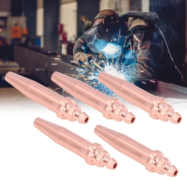 Equal Pressure Cutting Tip, CNC Processing Uniform Gas Hole Acetylene Torch Tips Strong Combustion Supporting for Torches