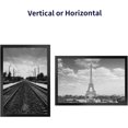 thumbnail image 4 of AmPm Tempered Glass 12x18 inch Poster Frame Black Wood Photo Picture Frame for Wall Vertically or Horizontally Display, Mounting Hardware Included, 4 of 8