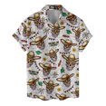 thumbnail image 4 of Retro Cinco De Mayo Skull Hawaiian Shirts For Men Casual Skeleton Mens Hawaiian Shirts Short Sleeve Button Down Shirt 4, 4 of 7