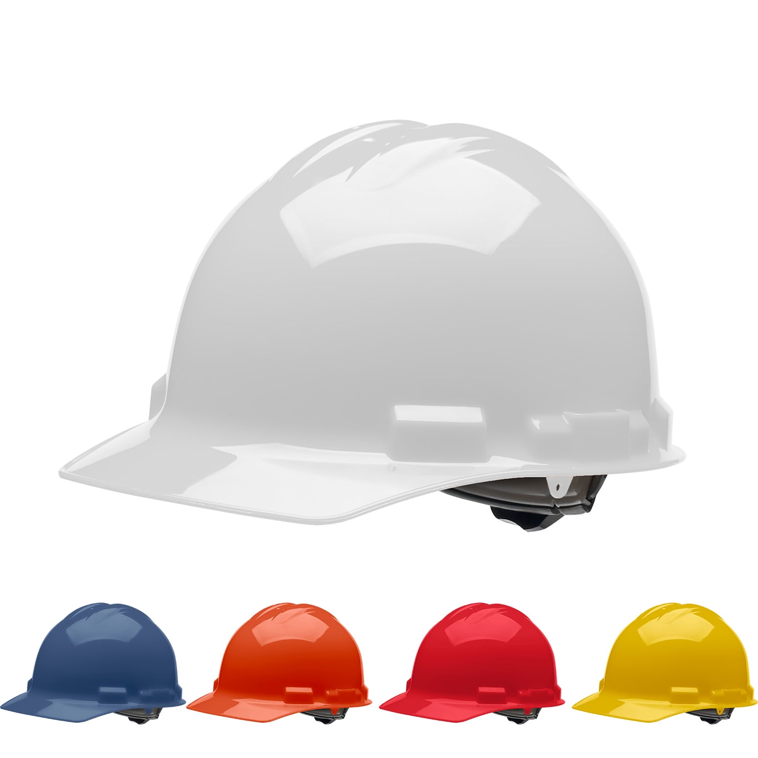 Hard Hat 4 Pt. Ratchet Cap Style Red