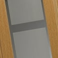 thumbnail image 5 of Homestyle Metro PVC Folding Door fits 36" x 80" Beech wood color with frosted squares insert, 5 of 5