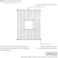 thumbnail image 2 of Whitehaus Collection  GR532 Stainless Steel Sink Grid- Stainless Steel, 2 of 2