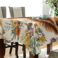 thumbnail image 5 of Yayeee Tablecloths 54" x 54" Rectangle Wrinkle Resistant Party Table Cover, Floral Cow, 5 of 8