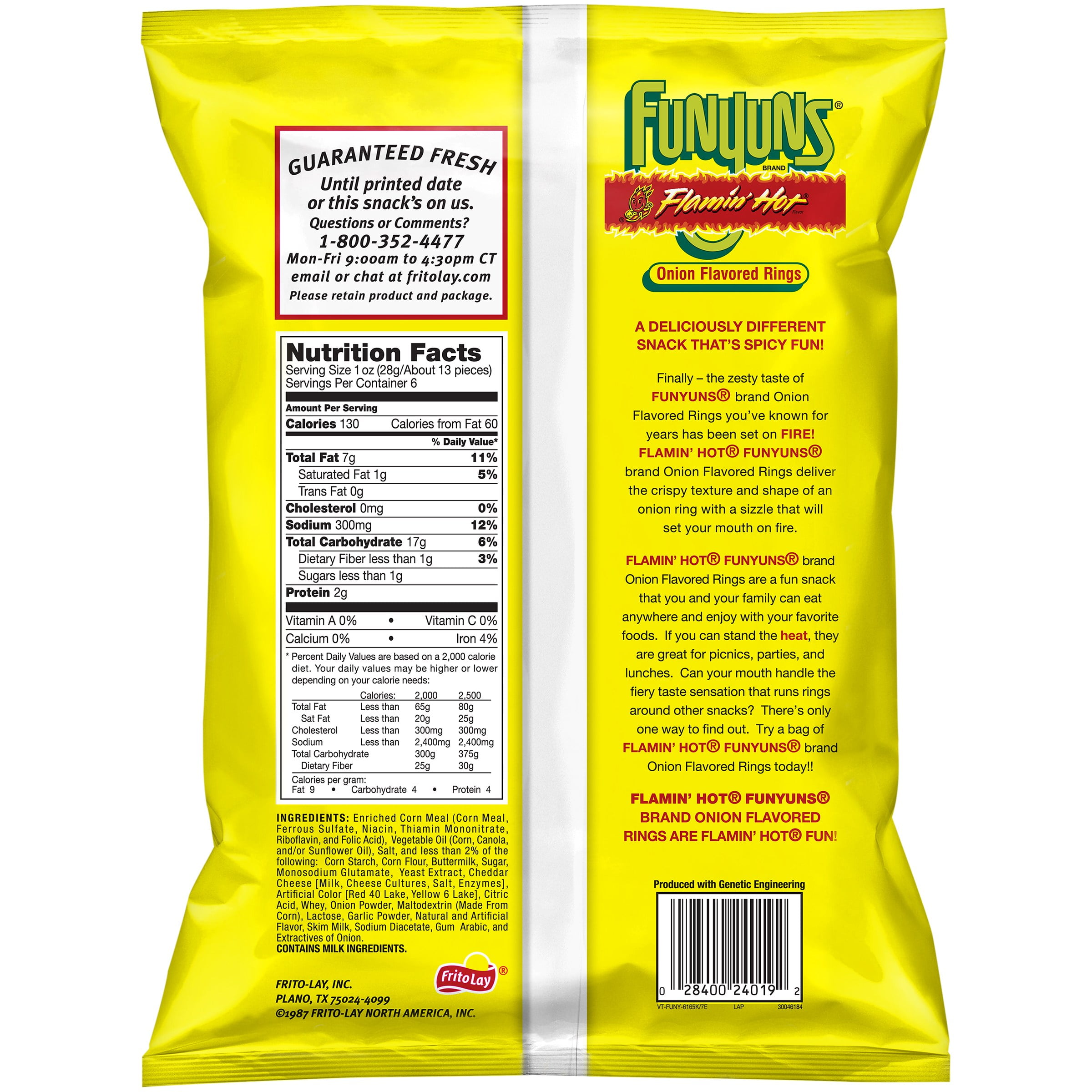 Hot Funyuns Nutrition Facts - Nutrition Ftempo