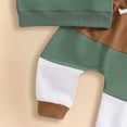 thumbnail image 5 of newwalpole Baby Boy Fall Winter Clothes Outfits Hooded Long Sweatshirt Pants Set Toddler Clothes 6 12 18 24 Months 2T Green for Size 18-24 Months, 5 of 6