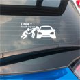 thumbnail image 5 of BNNG Funny Car Sticker Don't Touch My Car Stickers for Car Window Bumper Decoration Car Body Exterior Decoration Accessories Reflective Hollow Out Car Sticker, 5 of 5