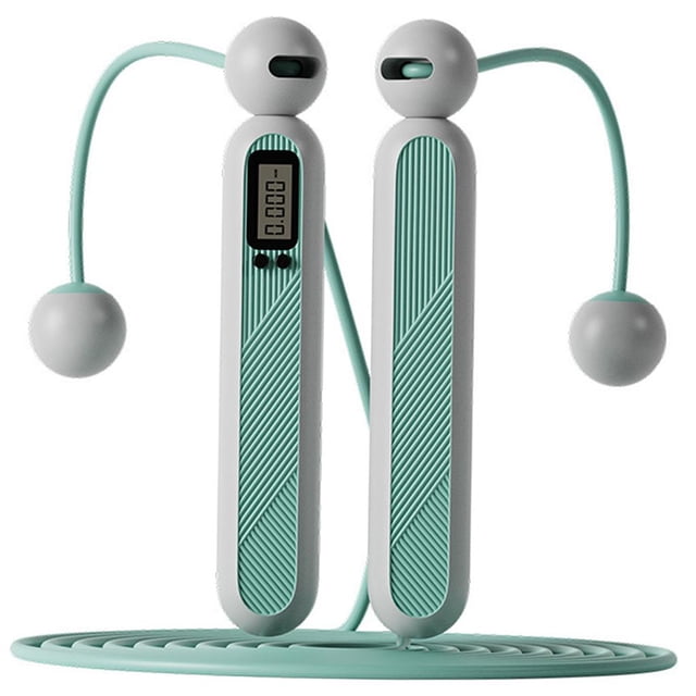 Cuerda de Salto Inalámbrica con Encimera Ajustable Cuerda de Salto Inteligente para Mujer Cuerda de Salto Inalámbrica para Fitness, Ejercicio, Entrena azul Baoblaze Cuerda de salto inalámbrico