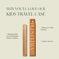 thumbnail image 2 of Cepillo de dientes Case Plus Ultra Kids portátil de bambú compostable, 2 of 6