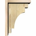 thumbnail image 3 of 8"W x 10"D x 14"H Mediterranean Rough Sawn Corbel w/Backplate, Douglas Fir, 3 of 9