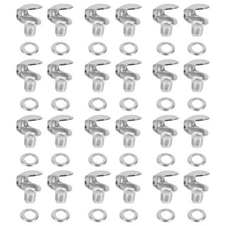 Zerone Shoe Lace Hooks,Boot Hooks Lace Fittings with Rivets for  Repair/Camp/Hike/Climb Accessories Pack of 20 : Arts, Crafts & Sewing 