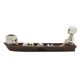 thumbnail image 2 of Soporte de incienso Hugtrwg con Forma de calavera y barco bandeja Decorativa resina, 2 of 9