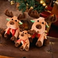 thumbnail image 2 of BAELLERT Christmas Reindeer Plush Toy Pillow Super Soft Stuffed Animal Doll Christmas Tree Winter Holiday Decoration Gift for Kids Adults, 2 of 7