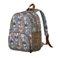 thumbnail image 2 of Hedgehogs and Forest Animals Pattern Backpack Backpack for School,Cute School Bag,Schoolbag with Adjustable Shoulder Straps & Padded Back,13.8"x11.4"x6", 2 of 6