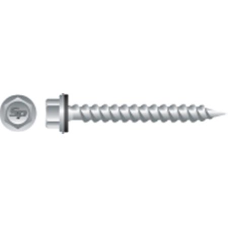 

Strong-Point PGA924 9-15 x 1.50 in. Unslotted Indented Hi-Hex Washer Head Screw with Shoulder and EPDM Bonded Washer Strong Shield Coated Box of 2 500