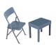 thumbnail image 4 of Figura de Acción Mini Silla de Escritorio Modelo 1:12TH Accesorios para Sillas de Mesa en Miniatura Adorno de Juguete para Niños Estilo Moderno Silla gris oscuro, 4 of 8