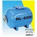 thumbnail image 2 of Bur-Cam Pumps 600652B Reservoir A Diaphragme 15.0 Gal - Horizontal Captive Air, 2 of 2