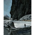 thumbnail image 2 of Marchi 26x32 Black Ornate Wood Framed with Double Matting Museum Art Print Titled - Solitude, 2 of 4