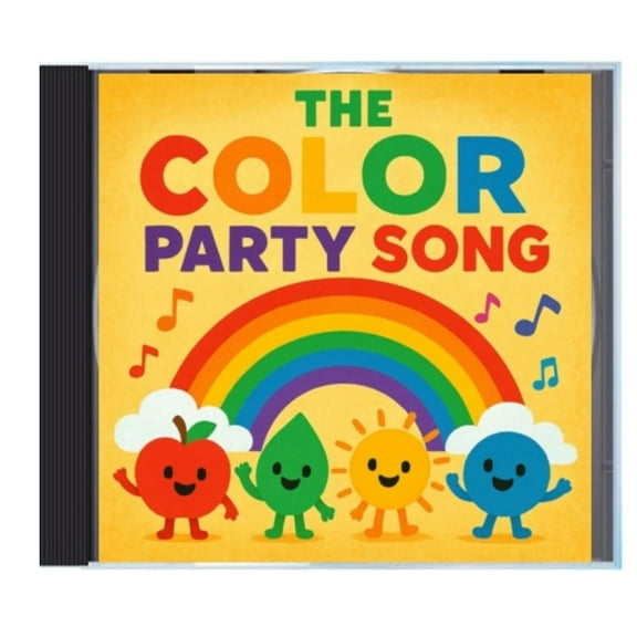 The Color Party Song – Fun & Educational Children’s Music CD (Ages 0-7)