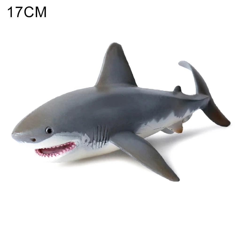 17cm Lifelike Shark Shaped Toys Realistic Simulation Animal Modelfor Kid 
