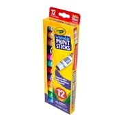 Crayola Quick Dry Paint Sticks, 12 Ct, Washable Paint Set for Kids, Back to School Supplies for Teachers, Arts and Crafts Supplies, Classroom Must Haves, Gift, Ages 3+
