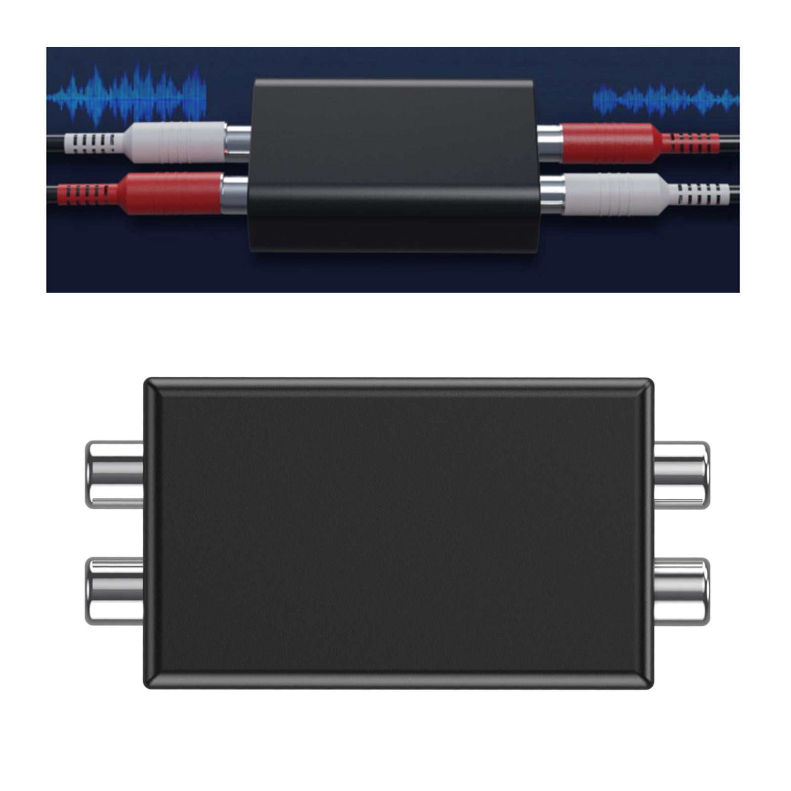 Ground Loop Noise Isolator Humming Hissing Buzzing Filter Denoiser Hum