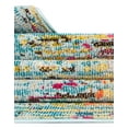 thumbnail image 6 of Unique Loom Vita Collection Area Rug - Chagall (6' 1" Round Turquoise/Cream), 6 of 7