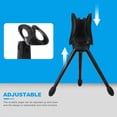 thumbnail image 5 of CIMAXIC 1 Set 2Pcs Plastic Microphone Tripods Practical Mic Table Stands (Black),5.91"X2.36"X1.38", 5 of 5