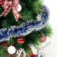 thumbnail image 4 of yulier Christmas Tinsel Garland, Glitter Metallic Twist Garland, Christmas Tree Decorations, Xmas Birthday Wedding Party Supplies Indoor Outdoor Hanging Decor, 78.74 inch, Blue, 4 of 6