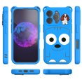 thumbnail image 7 of 3D Cute Cartoon Phone Case Compatible with iPhone 16 Pro Max - Fashionable and Stylish - Soft Silicone Protective Case - Kawaii Shockproof Protective Cover for Women, Girls, and Kids - Blue, 7 of 7