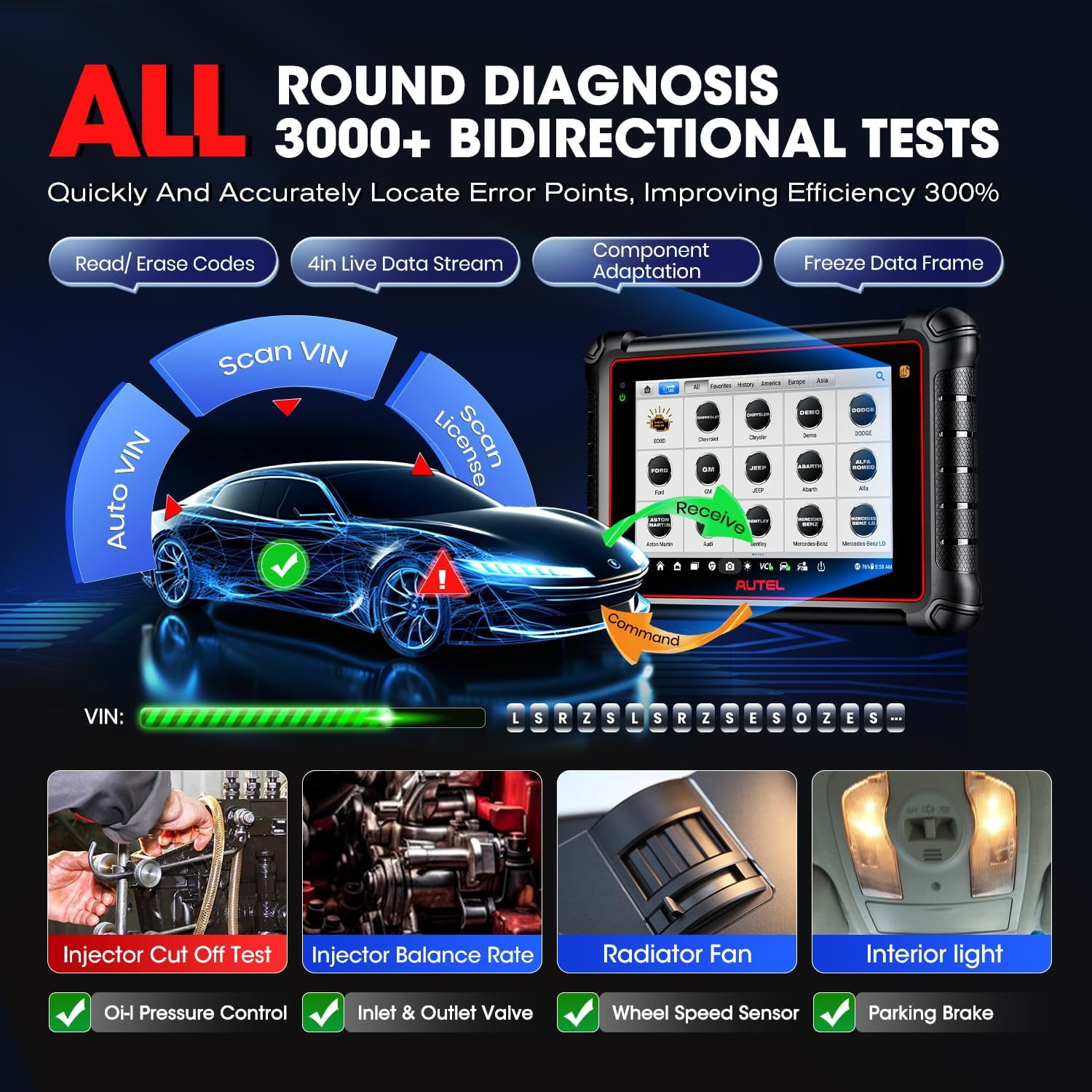 2026 Autel MaxiPRO MP900-TS Diagnostic Scanner TPMS Programming Upgraded MS906TS