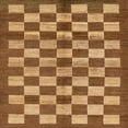 thumbnail image 1 of Ahgly Company Indoor Square Abstract Orange Checkered Area Rugs, 7' Square, 1 of 6