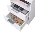 thumbnail image 6 of Jopath 2 Drawer Small Nightstand with Charging Station,Wooden End Table with Drawer and Opening Shelf,Side Table for Bedroom Living Room Dorm Office,White, 6 of 8