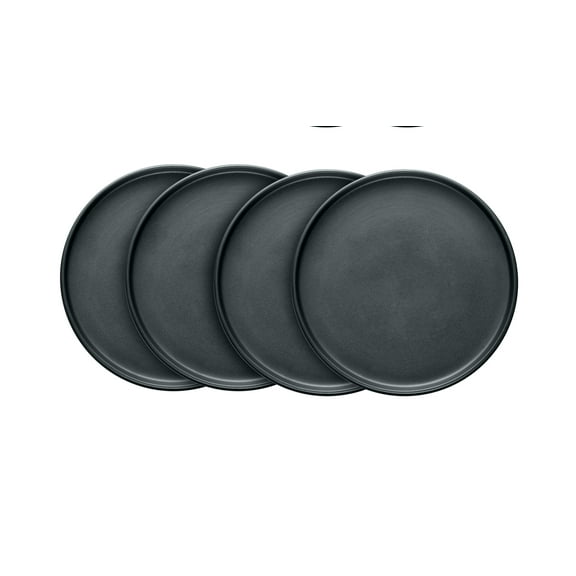 Stone Lain Celina Stoneware Dinner Plate Replacement Set, 4 Count, Grey Speckled