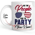 thumbnail image 2 of Personalized Coffee Mugs Customized Name Fashion Glasses With Quotes Ceramic Mug Camping Home Accessories Birthday Gifts For Men Women Adult On Anniversary Independence Day Holiday, 2 of 7