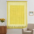 thumbnail image 3 of Yellow Retro Greek Key Sheer Curtains 84 Inches Long, Geometric Greece Ancient Rustic Light Filering Curtains, Breathable Simi Curtain Privacy Drapes for Living Room Bedroom Window Treatment, 3 of 9