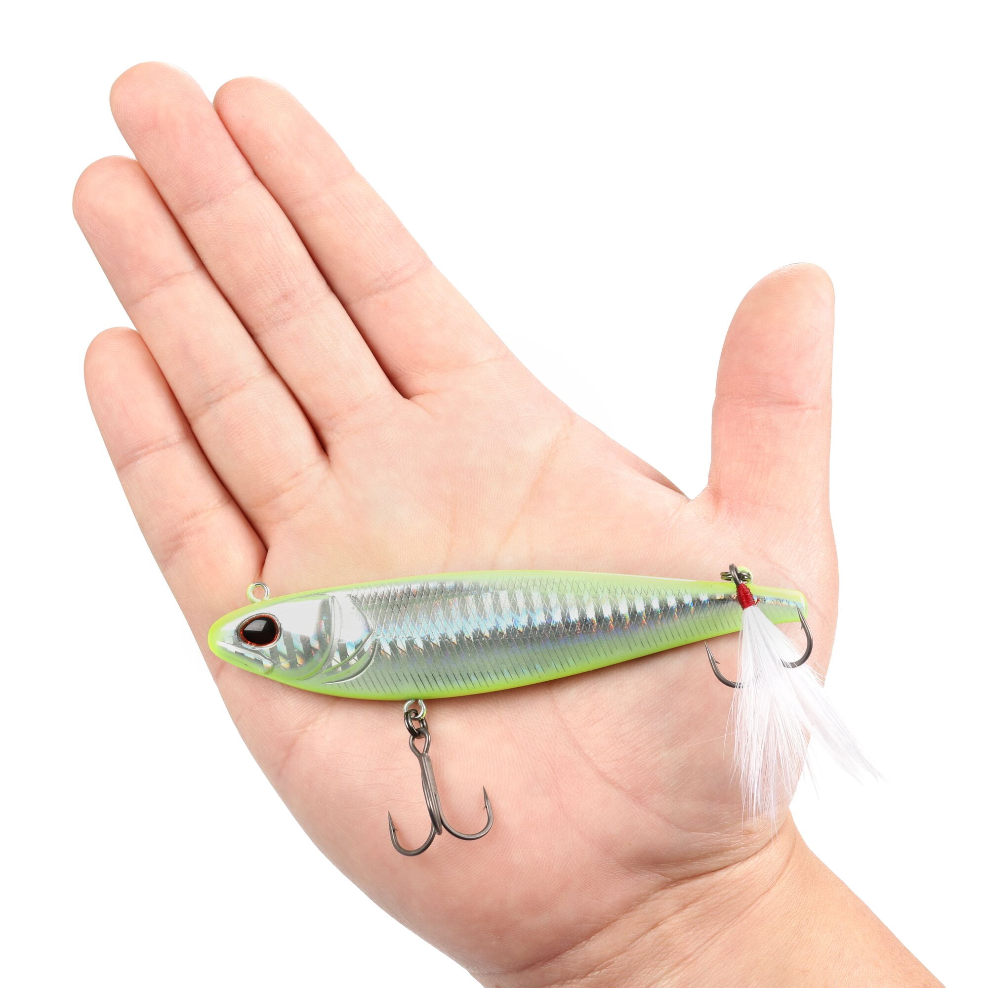 Berkley Doom Stroller Fishing Lure, 4.3 in, Silver Citrus (1-count)