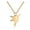 Gold, variant on 304 Stainless Steel Pendant Necklace Bird Stainless Steel Color 16" 1Mm A398