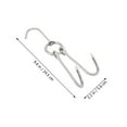 thumbnail image 4 of 6Pcs Stainless Steel Meat Hooks Meat Hangers Kitchen Poultry Hooks Hanging Roast Chicken Hooks, 4 of 9