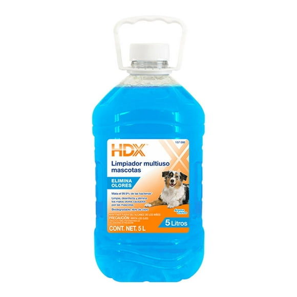Limpiador Líquido Multiusos Mascota Hdx Azul Aroma Citrico