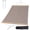 Brown, variant on 14 FT Quick Dry Double Hammock with Spreader Bar, 2 Person Outdoor Patio Yard Poolside Hammock, 450 lbs Capacity, Light Gray Stripes