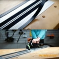 thumbnail image 3 of POWERTEC Track Saw Guide Rail Accessory Kit for Festool, Makita and DeWalt, Includes 2PK 118" Guide Rail Splinter Guard Replacement Strip and Set of 4 Guide Rail Connectors (72049), 3 of 9
