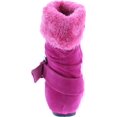 thumbnail image 4 of Static Footwear Girls Fashion Faux Suede Fur Cuff Boots, 4 of 7