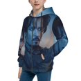 thumbnail image 2 of Johnny Depp Youth Sweatshirt 3D Printed Hoodie Activewear Teenager Winter Full-Zip Drawstring Jacket Coats Active Pullover Hooded Blouse For Boys Girls X-Large, 2 of 8