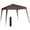 Coffee, variant on Outsunny 8' x 8' Pop Up Canopy Foldable Outdoor Canopy Tent w/ Bag, Grey