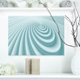 thumbnail image 1 of Fractal Rounded Blue 3D Waves - Abstract Canvas Art Print, 1 of 3