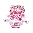 thumbnail image 4 of HILABEE Greeting Card PopUp Card for Mother Day Valentines Day Party Flower Heart Decorative Cardboard Invitation Unique Craft Suitable for Gift Giving Home S Aunt, 4 of 8
