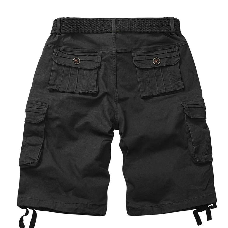 Techwear Pockets Patchwork Cargo Shorts