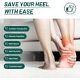 thumbnail image 7 of Welnove Plantar Fasciitis Heel Protector for Shoes - Anti Slip Heel Cups for Women Men Heels Spur Pain Relief - Heel Inserts Pads for Achilles Tendonitis Dry Cracked Heel Support Cushion (Size S), 7 of 7